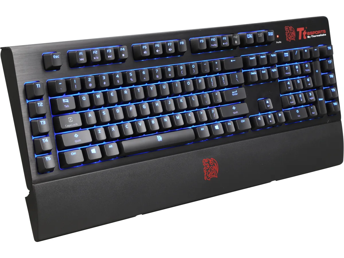 Tt eSPORTS Tt eSPORTS Poseidon Z Forged KB-BAZ-KLBLUS-01 gaming keyboard — product photo