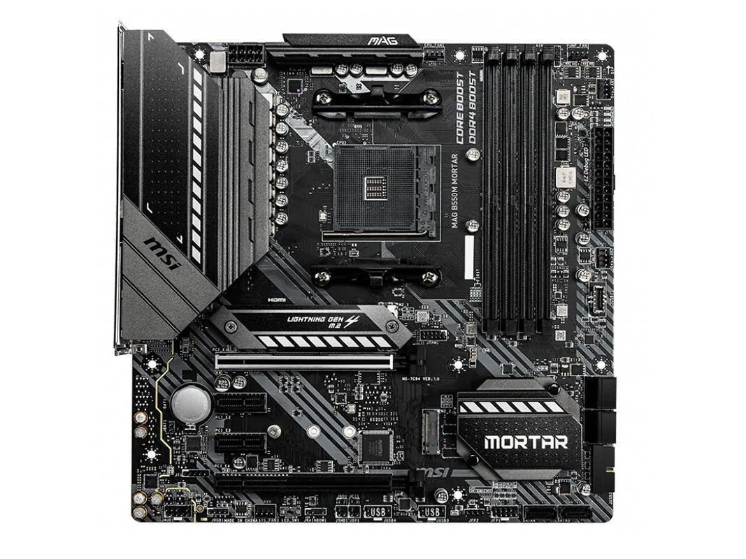 MSI MSI MAG B550M MORTAR AMD motherboard — product photo
