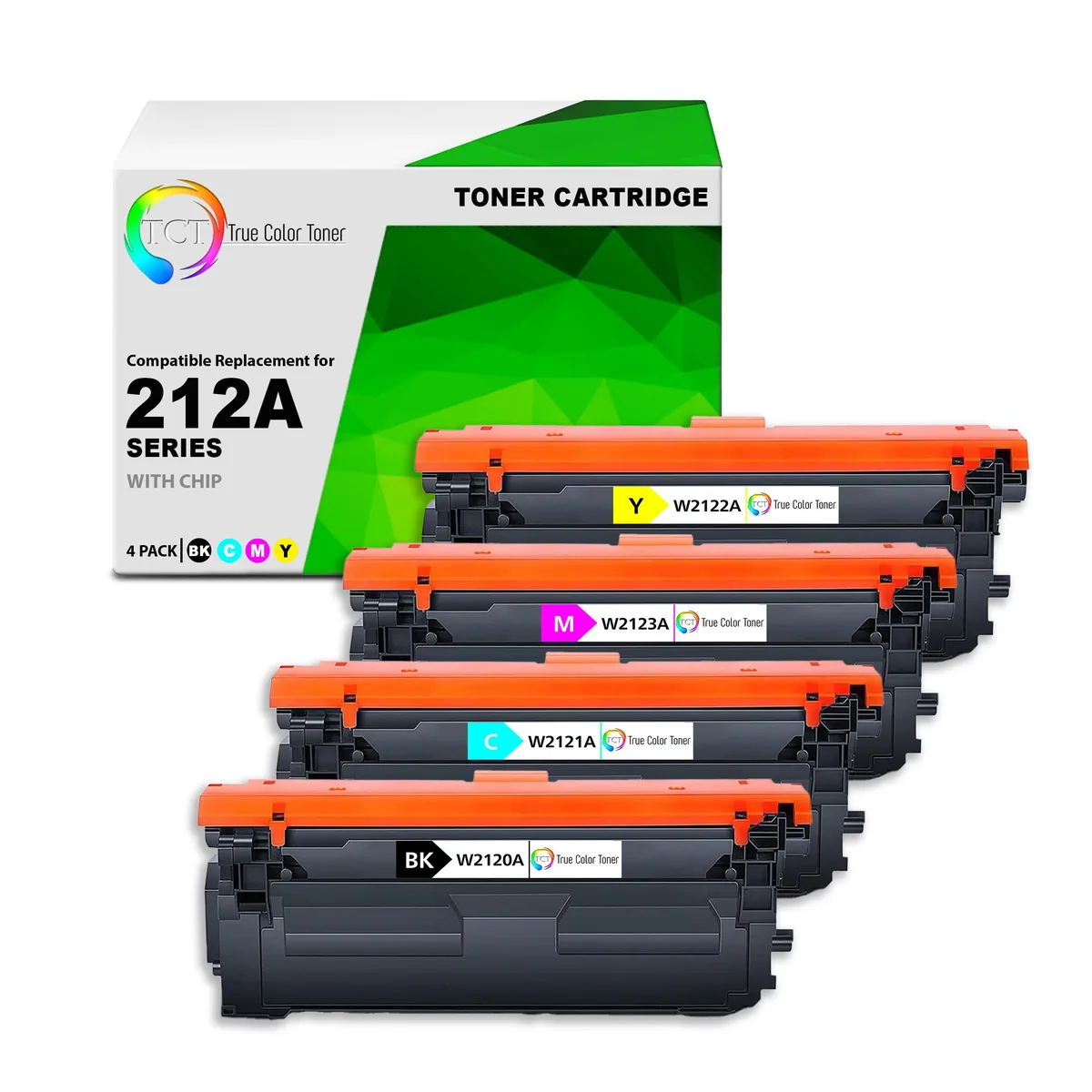 True Color Toner True Color Toner 212A 4 Pack toner cartridge — product photo