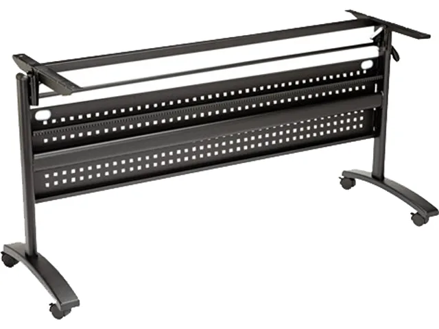 Alera Alera ALEVA737260BK Valencia Table Base Modesty Panel 58w x 20d Black office furniture — product photo