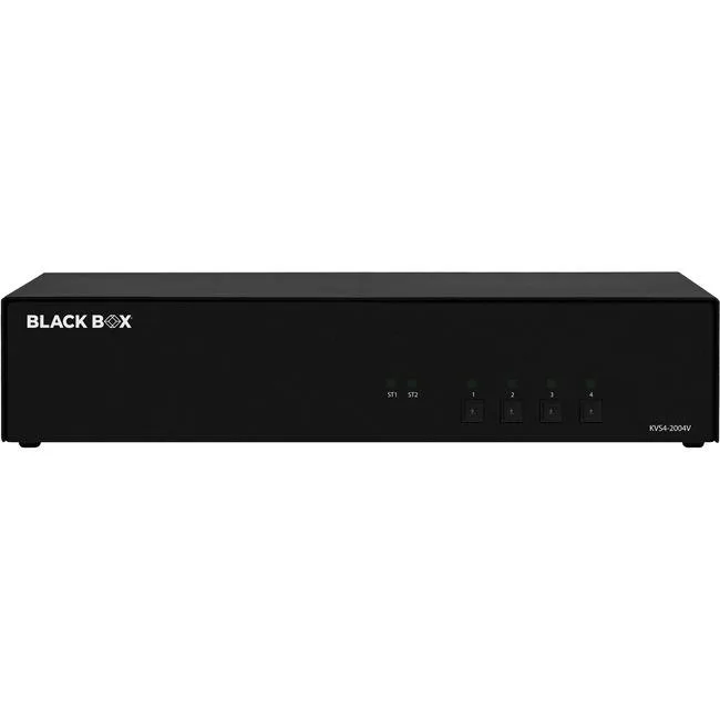 Black Box Corporation Black Box Corporation KVS42004V 4-Port Dual-Monitor DisplayPort KVM Switch — product photo