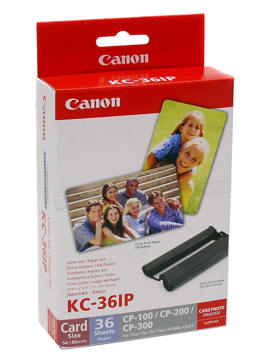 Canon Canon 7739A001 KC-36IP ink cartridges (genuine brands) color paper combo 36 sheets — product photo