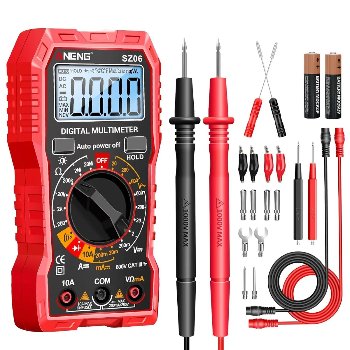 ANENG SZ06 Digital Multimeter Tester — product photo