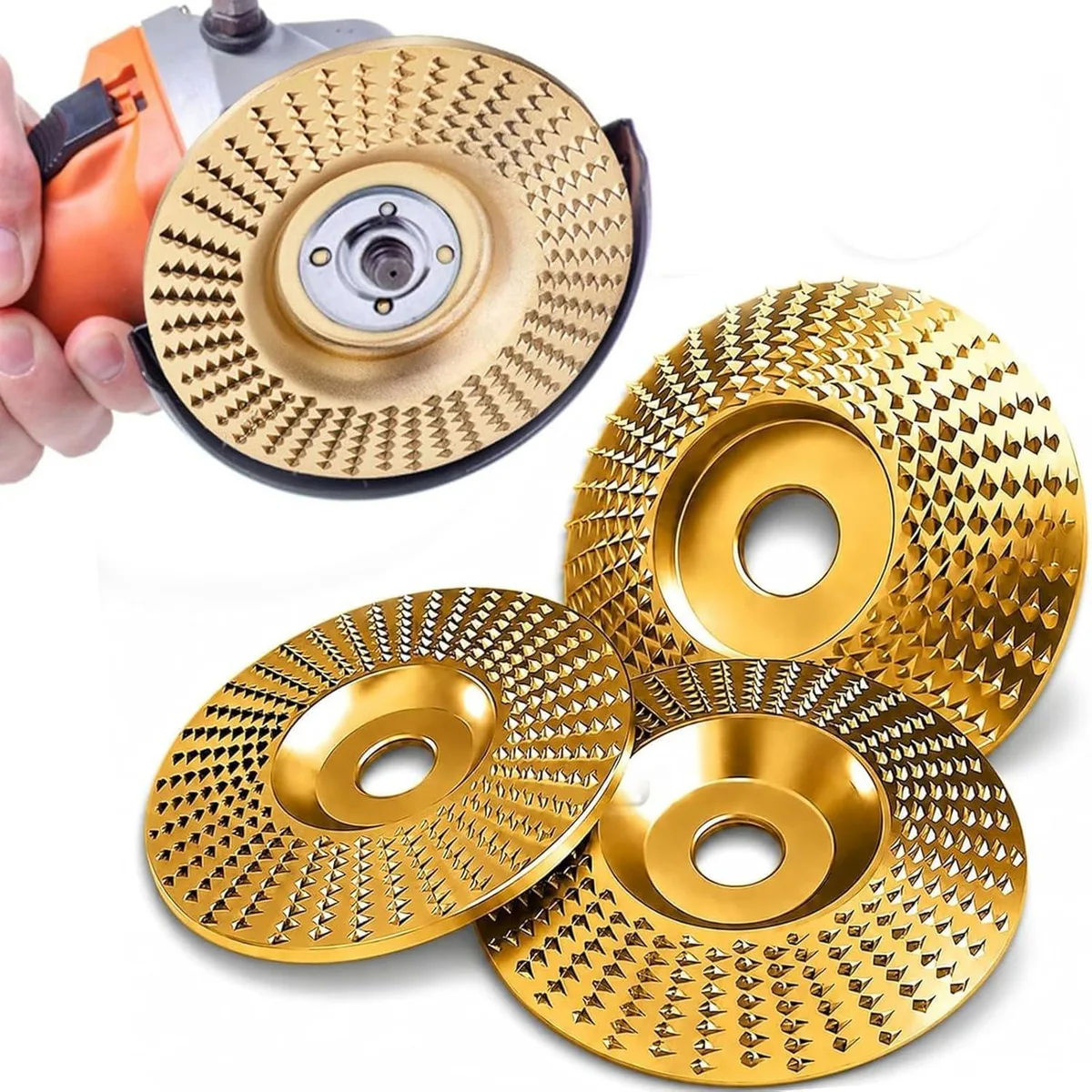  DeWalt UYGACZ Tungsten Carbide Wood Carving Disc Set 4.5 in — product photo