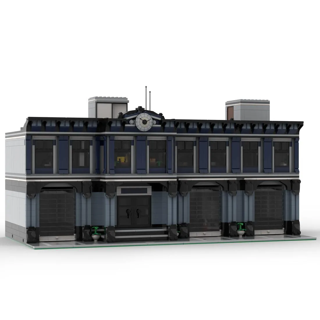 ZITIANYOUBUILD ZITIANYOUBUILD MOC-92362 Police Station 2665 Parts Educational Building Set — product photo