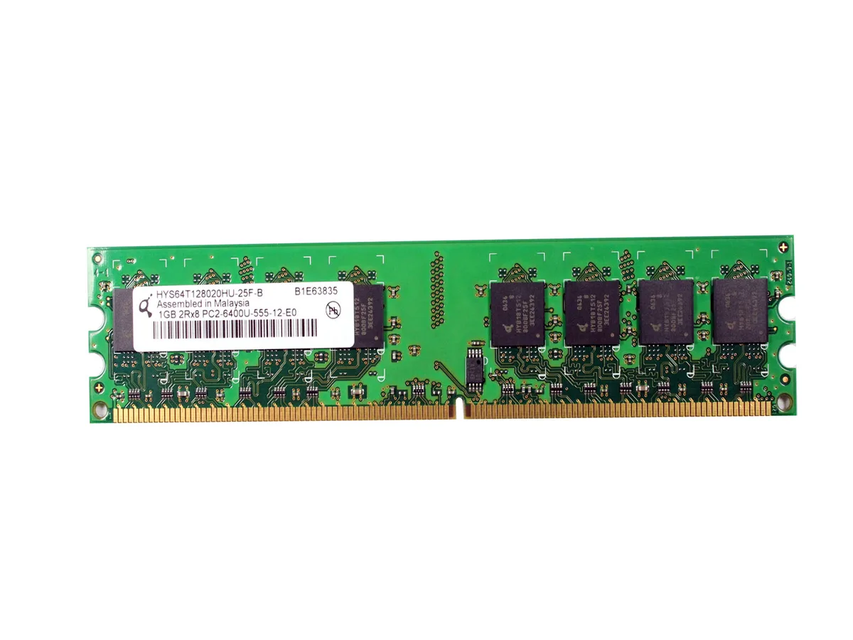 DELL DELL XG691 1GB DDR2 DIMM 800MHz PC2-6400U desktop RAM — product photo