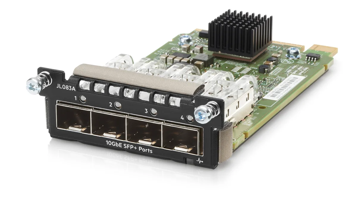 HPE Networking Instant On HPE Networking Instant On J9993A 8-port 1G/10GbE SFP+ MACsec v3 zl2 Expansion Module — product photo