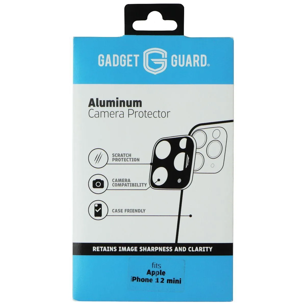 Invisible Gadget Guard Invisible Gadget Guard Aluminum Camera Protector for Apple iPhone 12 Mini — product photo