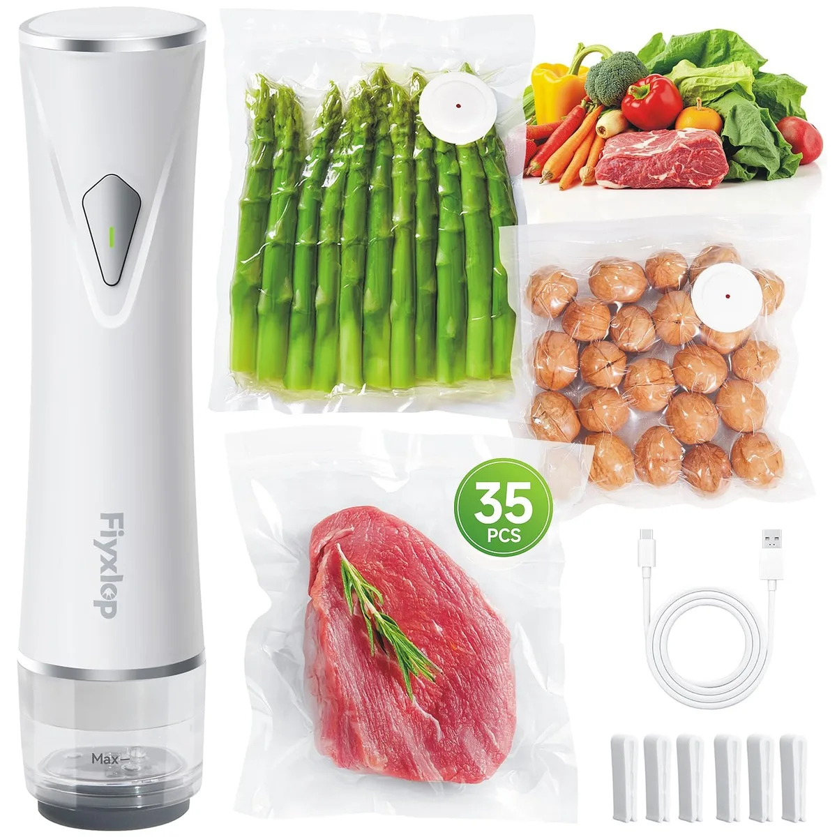  FoodSaver Fiyxlop H2 Ultra Vacuum Sealer with 35 Bags — product photo
