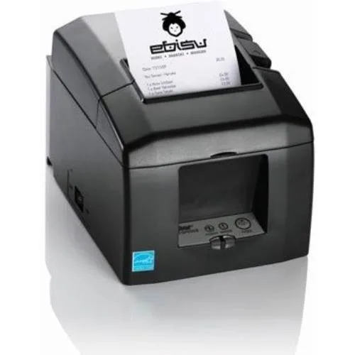 Star Micronics Star Micronics TSP654IICLOUDPRNT 24 GRY US LAN CUT PSU receipt printer — product photo