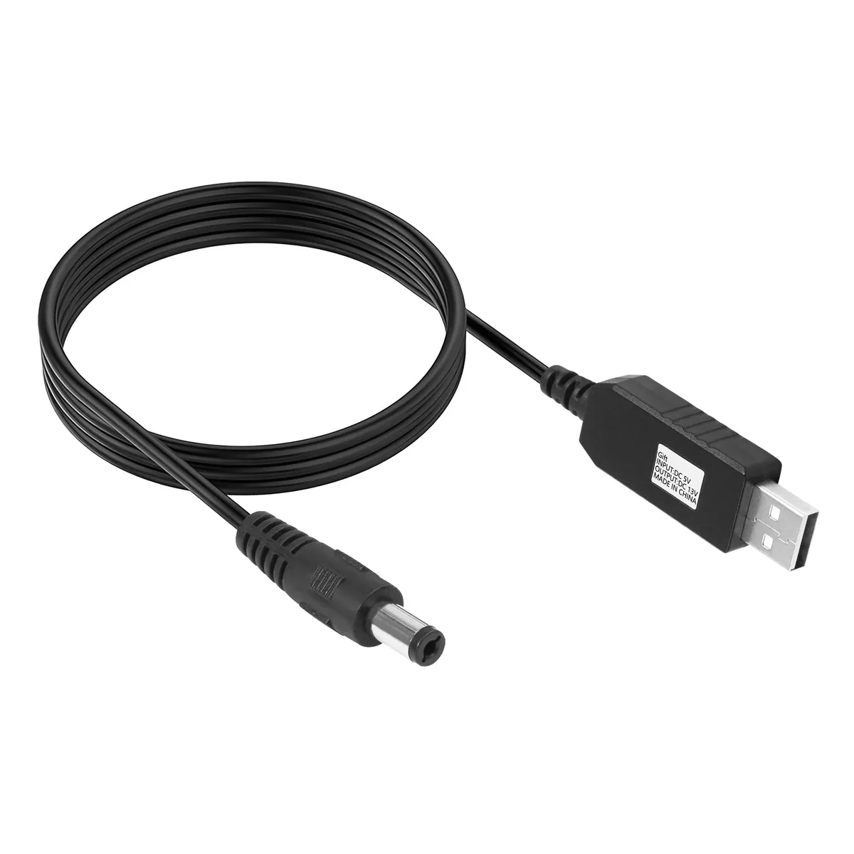 Vszerda Vszerda USB 5V to 12V Step-Up Cable 5.5×2.1mm 1m — product photo
