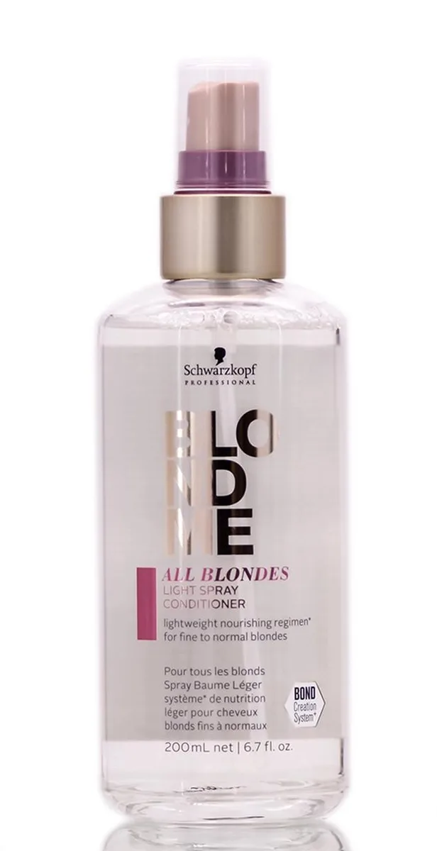 Schwarzkopf Schwarzkopf Blondme All Blondes Light Spray Conditioner 6.7oz hair care — product photo