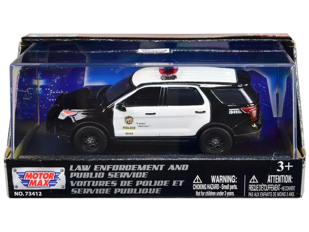 MOTORMAX MOTORMAX 2015 Ford Police Interceptor Utility LAPD 1/43 Diecast — product photo