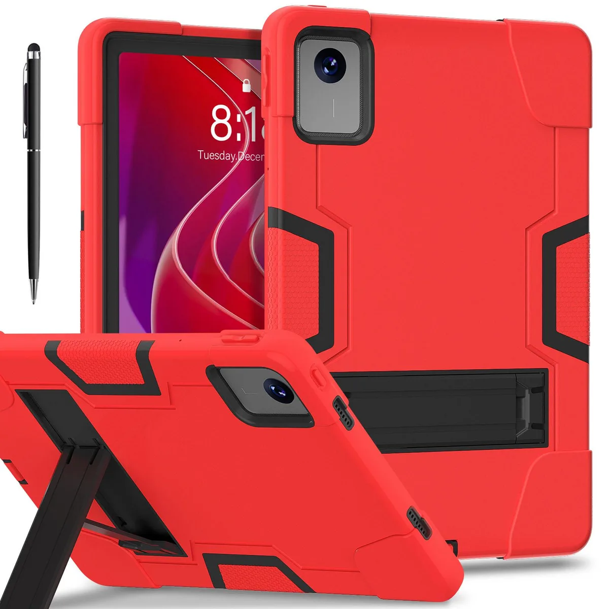 BONAEVER BONAEVER TB330FU rugged laptop case 11 inch 2024 Red — product photo