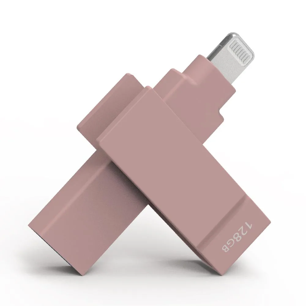 PIODATA PIODATA iXflash 128GB USB 3.0 Lightning Pink — product photo