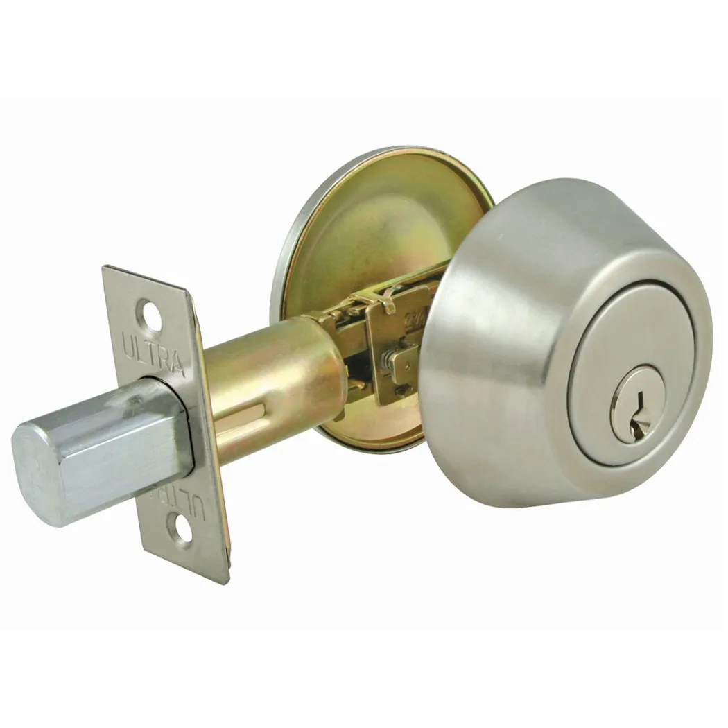 Ultra Hardware Ultra Hardware 43740 Grade 2 Deadbolt Lock Satin Chrome — product photo
