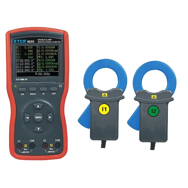 ETCR ETCR 4020 Double Clamp Digital Phase Voltmeter 600A 600V 35mm x 40mm CT — product photo