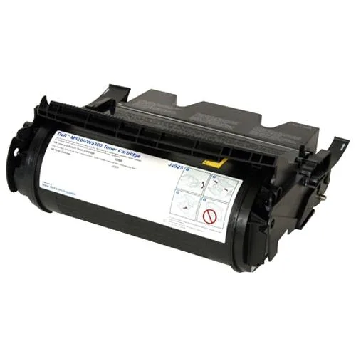 DELL Dell J2925 Black Toner Cartridge 18000 Yield W5300n M5200n — product photo