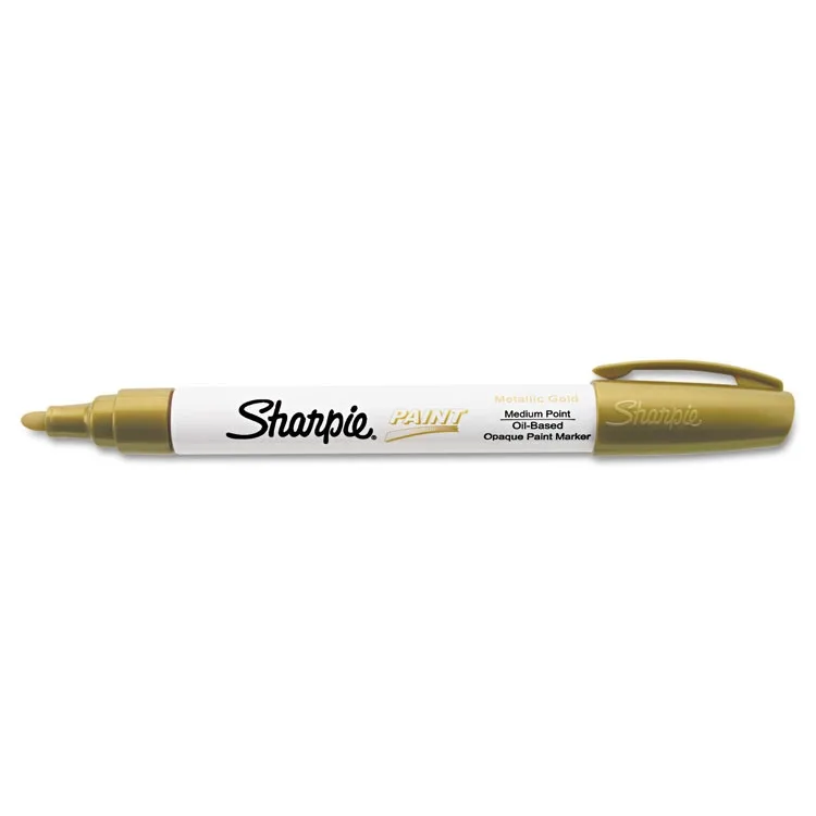 Sanford Sanford 2107613 Sharpie Permanent Paint Marker Medium Bullet Tip Red Dozen — product photo