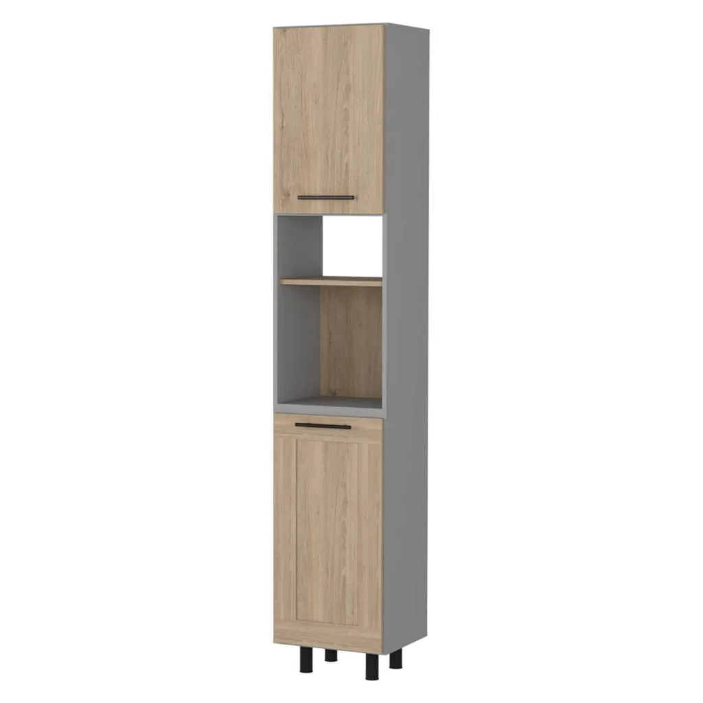 FM FURNITURE FM FURNITURE Everly Kitchen Pantry 6 Shelves 2 Doors — product photo