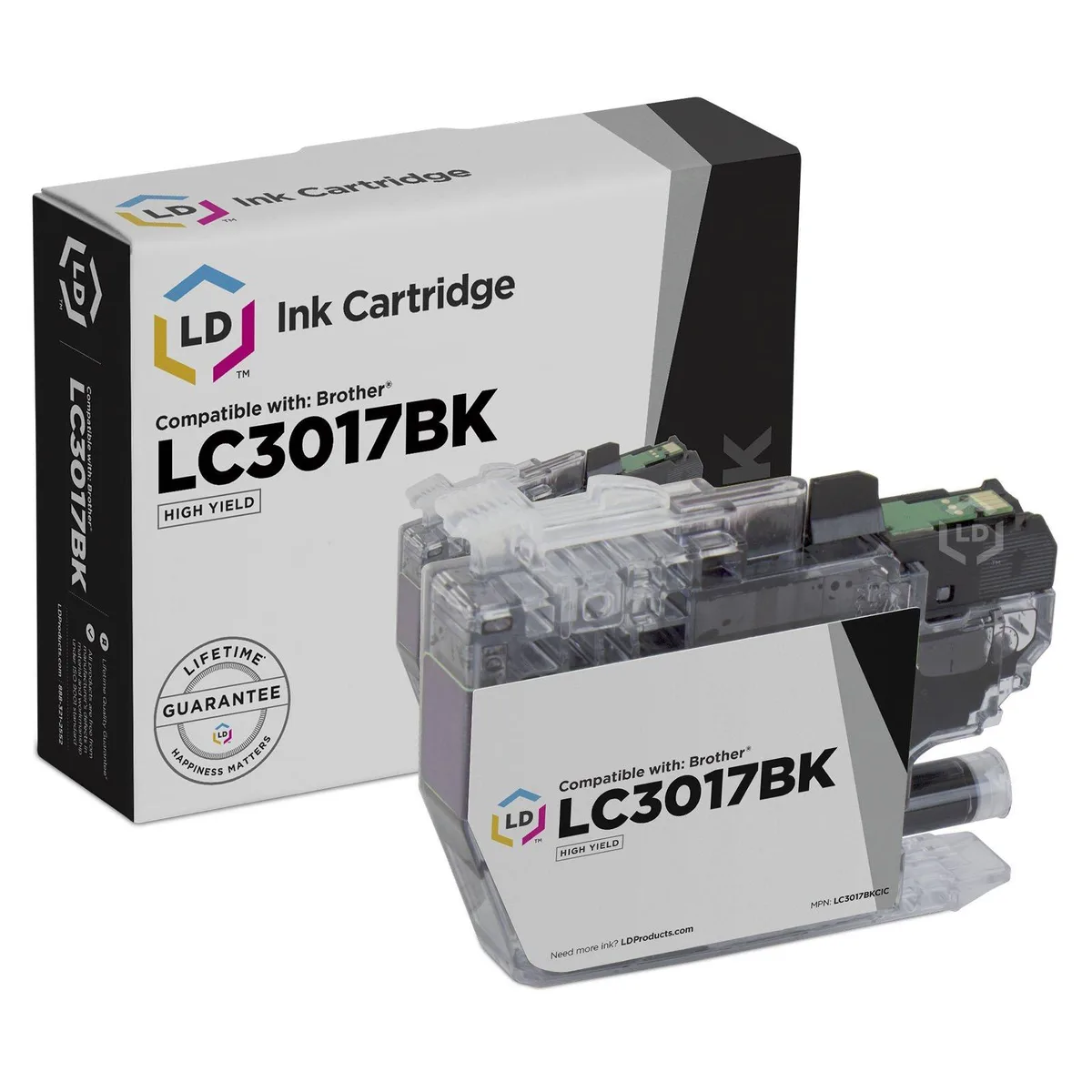 Brother Brother LC3017BK High Yield Black Ink Cartridge 550 Pages — product photo
