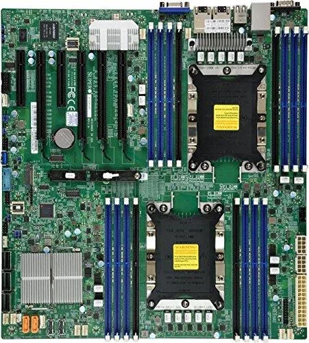 Supermicro Supermicro MBD-X11DPI-N-B server motherboard, dual LGA 3647, C621, 16 DIMM slots, E-ATX — product photo