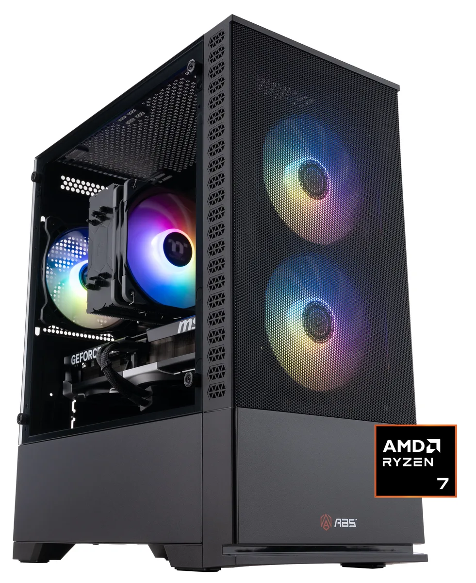 ABS ABS CR9700X50703 gaming PC Ryzen 7 9700X RTX 5070 32GB 1TB — product photo