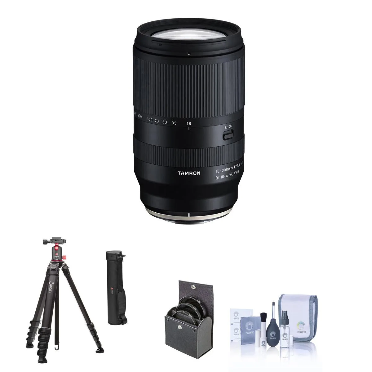 Tamron Tamron 18-300mm f/3.5-6.3 Di III-A VC VXD camera lens — product photo