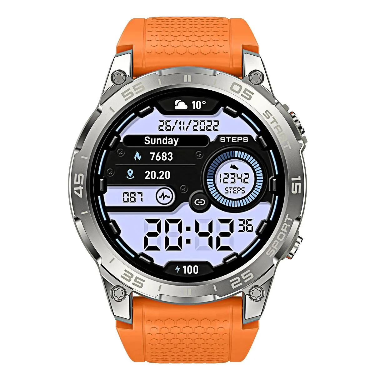 allentian allentian 1.43 inch AMOLED Smart Watch IP68 300-450mAh 2023 — product photo