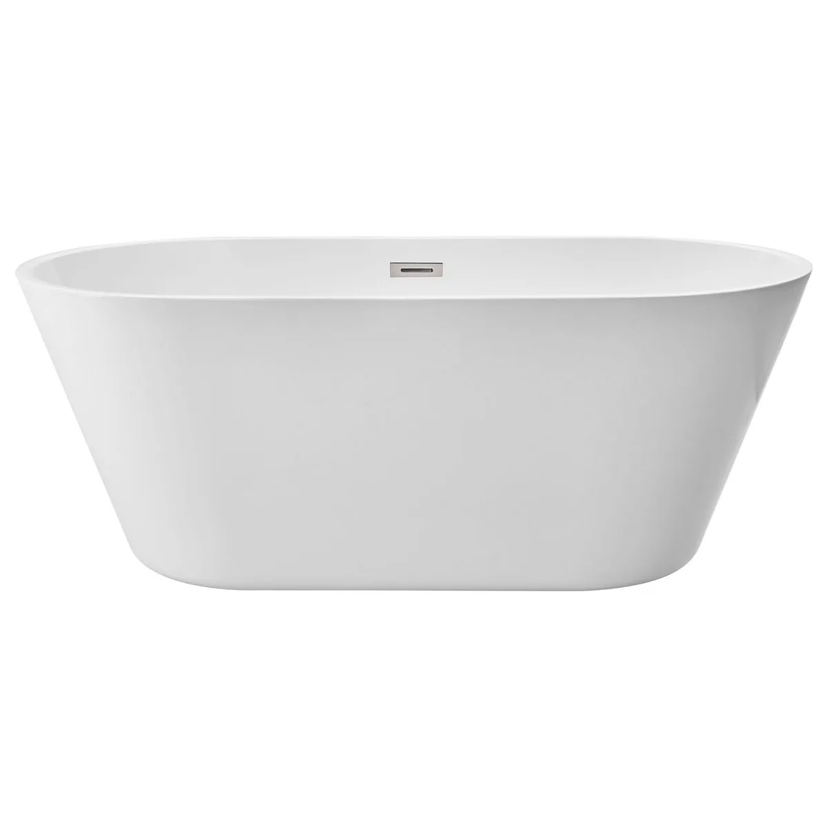 VEVOR VEVOR Acrylic Freestanding Bathroom Tub 59 Inch White D-9003 — product photo