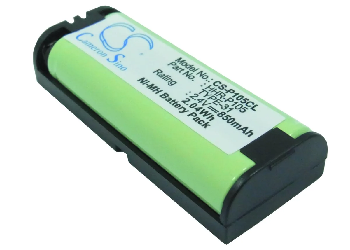 Estry Estry Battery Replacement for POL VVX D60 D230 2200-17828-001 Ni-MH 2.4V 850mAh — product photo