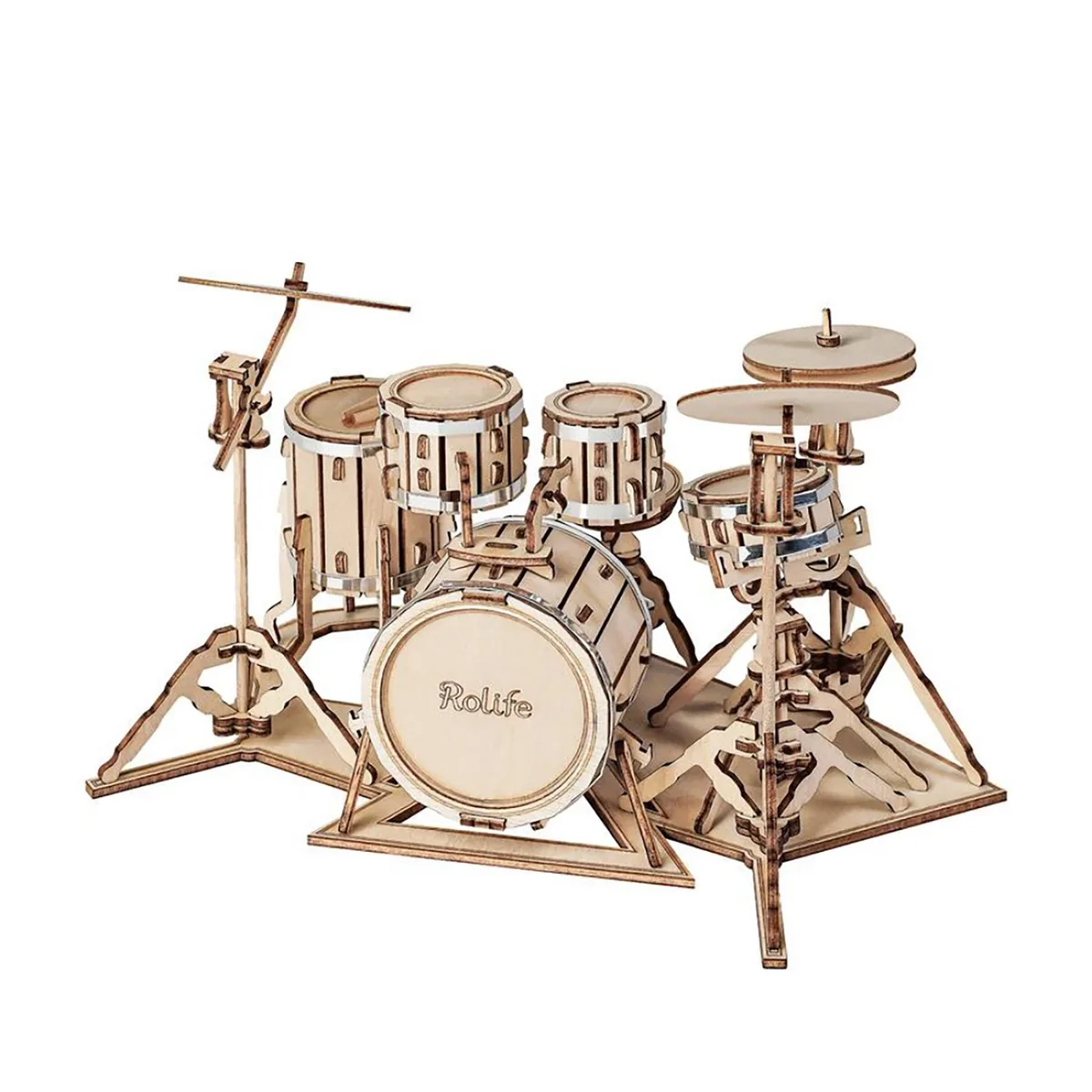 Hands Craft Hands Craft DIY 3D Drum Kit Puzzle 246pcs STEM Toy — product photo