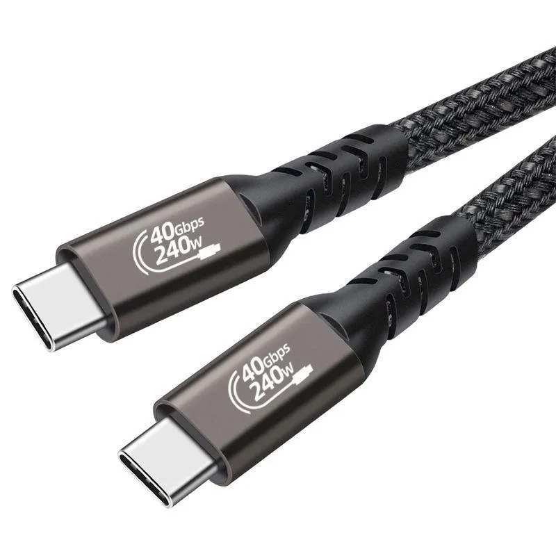 WRIARICH WRIARICH PQ001 USB4 Gen 3x2 Cable 40Gbps 240W 1.5ft Copper — product photo