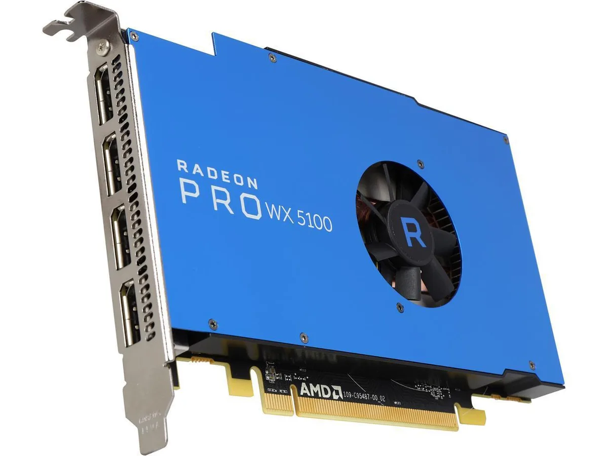 AMD AMD Radeon Pro WX 5100 8GB GDDR5 256-bit workstation graphics card — product photo