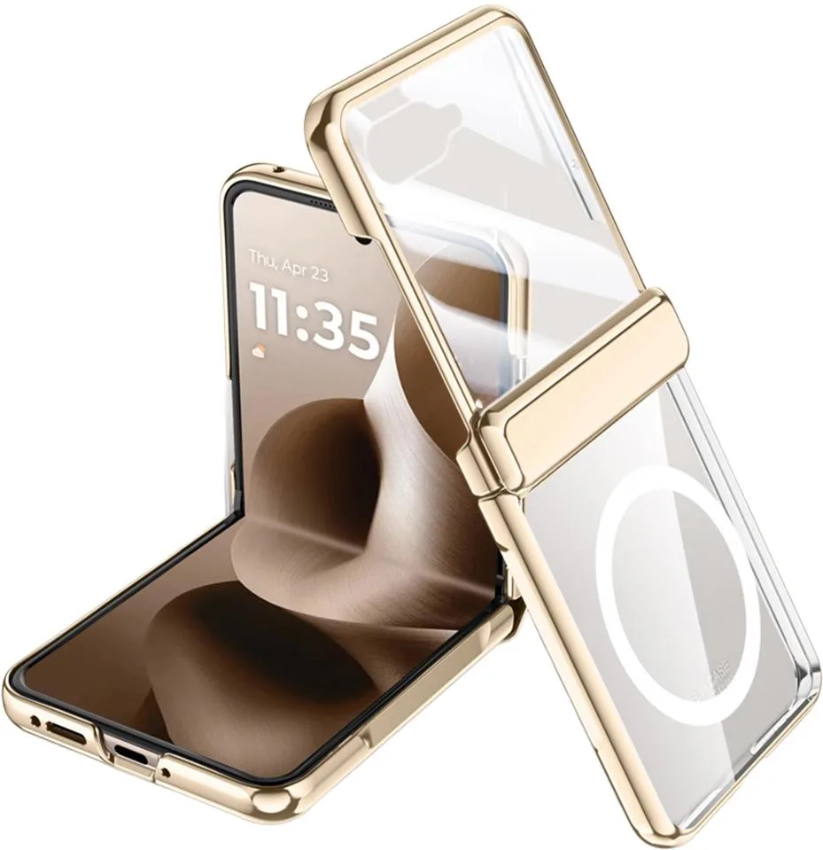 Nakedcellphone Nakedcellphone Case for Motorola RAZR ULTRA 2025/2026 MagSafe Gold — product photo