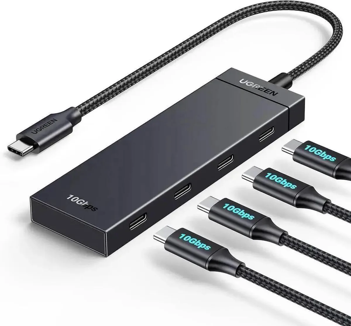 SMUGDESK SMUGDESK 4-in-1 USB-C Hub 10Gbps USB 3.2 Gen2 4 USB-C Ports — product photo