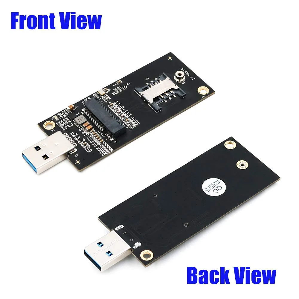 TeKit TeKit M.2 Key B to USB 3.0 Adapter with SIM 6pin Slot — product photo