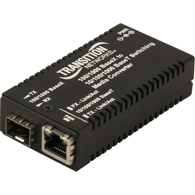 Transition Networks Transition Networks M/GE-PSW-SFP-01-UTX- SFP transceiver 10/100/1000Base-T 1000Base-X — product photo