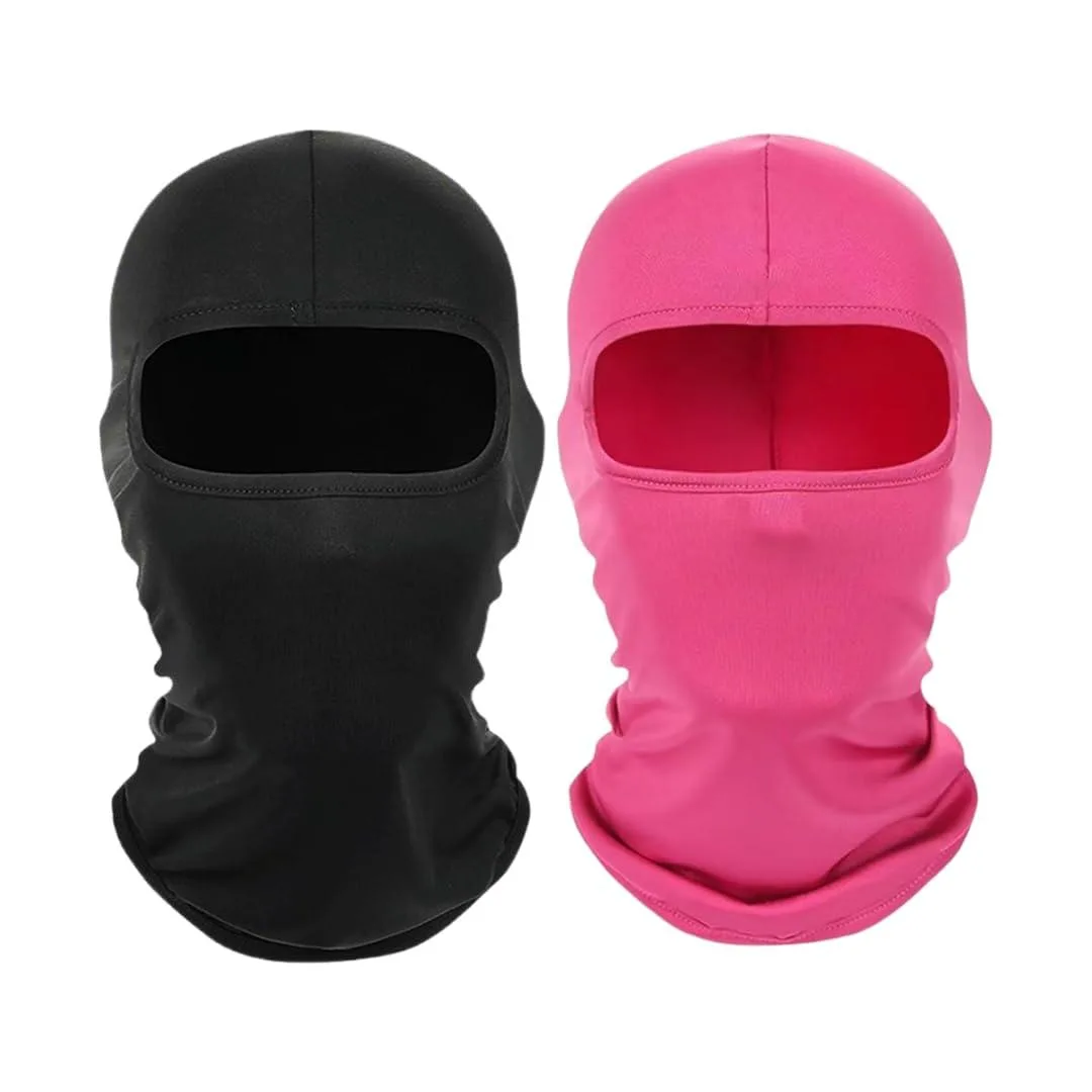 Ligart Black+rose Red Multi Balaclava Ski Mask 100% Polyester — product photo