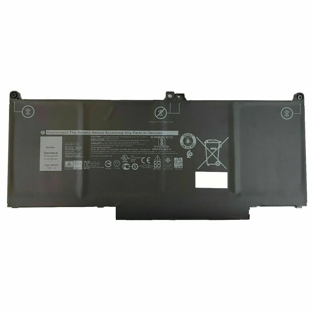 xuanlan xuanlan MXV9V laptop battery 60Wh 7.6V for Dell Latitude 5300 7300 7400 — product photo