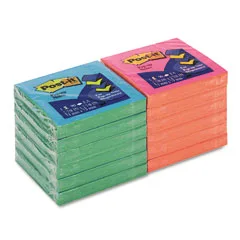 3M 3M R330UALT Post-it Pop-up Notes 3" x 3" 90 Sheet/Pad 12 Pads/Pack — product photo