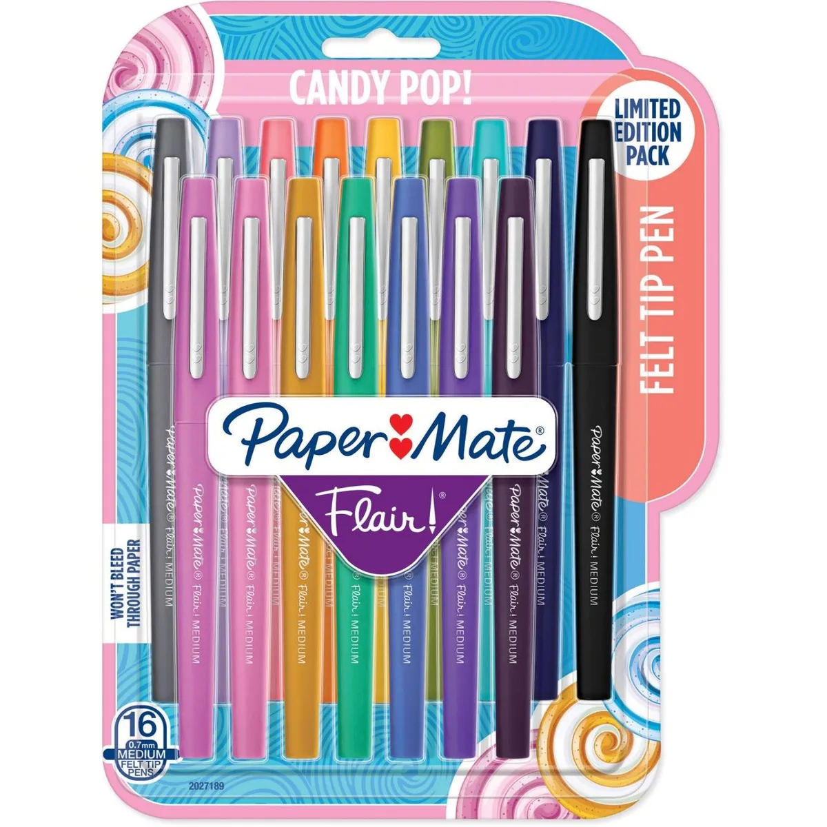 Rubbermaid Rubbermaid 2027189 Paper Mate Flair Felt Tip Pen 16 Pack Medium .7 mm — product photo
