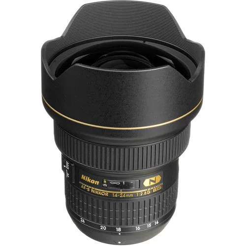 Nikon Inc Nikon AF-S NIKKOR 14-24mm f/2.8G ED camera lens — product photo