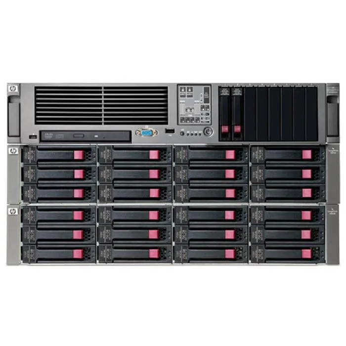 HPE StorageWorks 6000 3U rack array, twelve 3.5-inch drive bays, black metal front