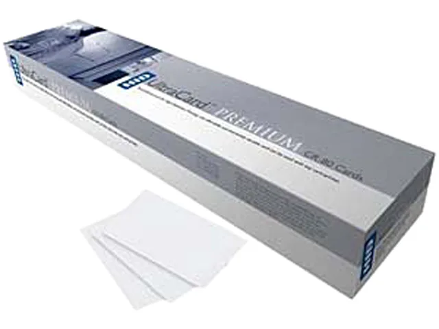 Fargo Fargo 81759 UltraCard PVC Cards 3.37" x 2.13" Glossy White 500 per box — product photo