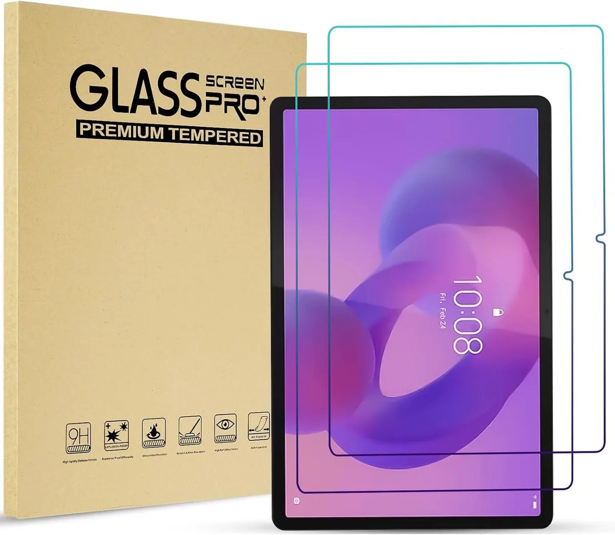 Leelbox Leelbox 2 Pack Screen Protector 12.7 Lenovo Idea Tab Pro 2025 Yoga Tab Plus 2025 Tab P12 2023 — product photo