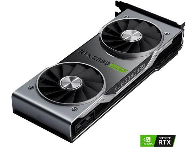 NVIDIA NVIDIA GeForce RTX 2080 Super 8GB GDDR6 graphics card Black/Silver — product photo