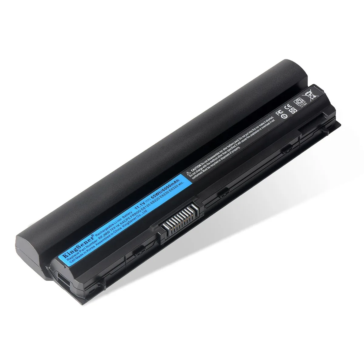 KingSener KingSener RFJMW 11.1V 6000mAh 6-cell laptop battery for Dell Latitude E6320 E6330 E6220 E6230 E6120 — product photo