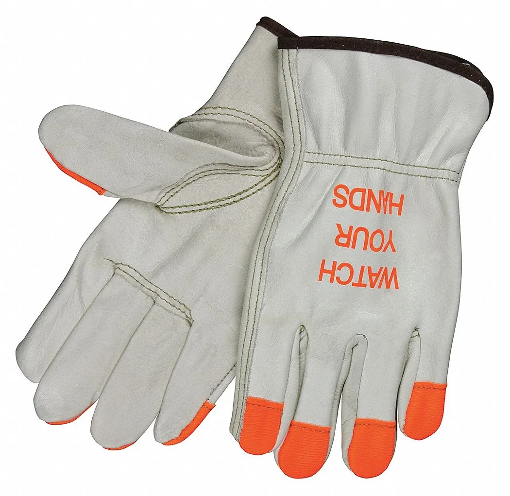 Beige leather drivers gloves with shirred slip-on cuff