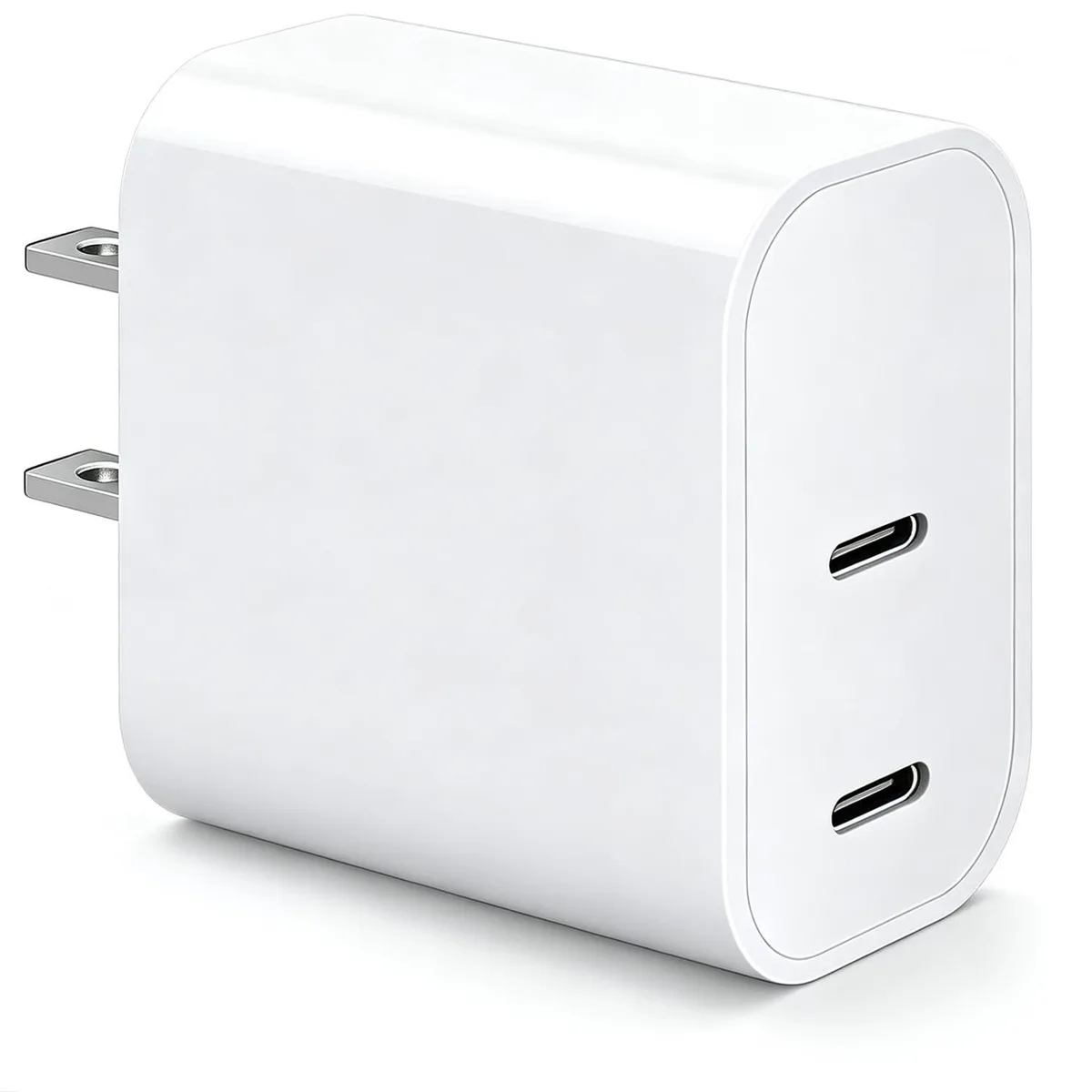 Dirsir CA-43C2 Dual USB-C 20W Charger White — product photo